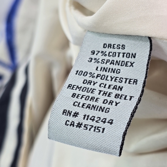 Eliza J Dress Women 8 Medium Floral White Blue Sheath A Line Pleated Tank Flare - Picture 9 of 12